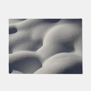 Felpudo Nieve espumosa, montones de sorbos, naturaleza abs