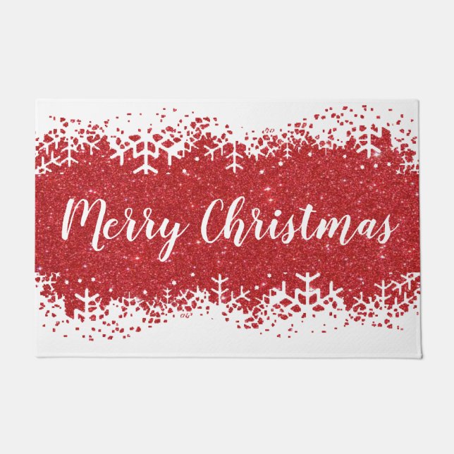 Felpudo Nieve navideña (Anverso)