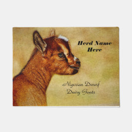 Felpudo Nigeriana personalizada Dwarf Dairy Goat Kid