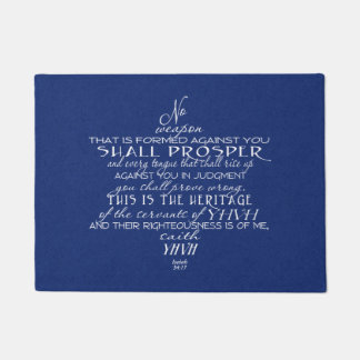 Felpudo Ninguna estrella del arma de David