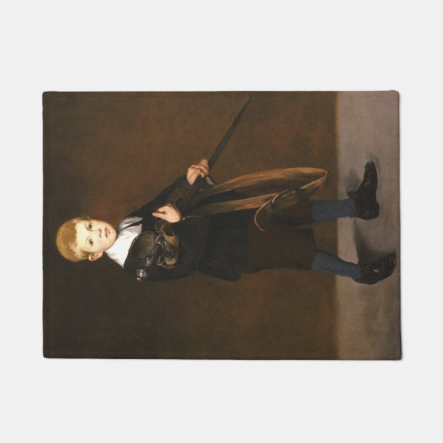 Felpudo Niño llevando una espada (por Edouard Manet) (Anverso)