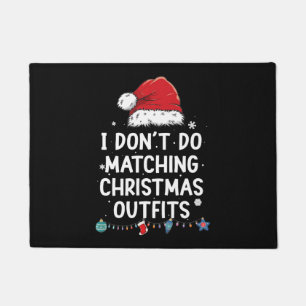 Felpudo No comparo Navidades con ropa, pero sí