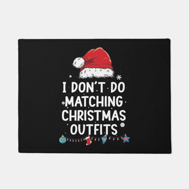 Felpudo No comparo Navidades con ropa, pero sí (Anverso)