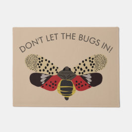 Felpudo No dejes que los bichos en la lanternera vedada