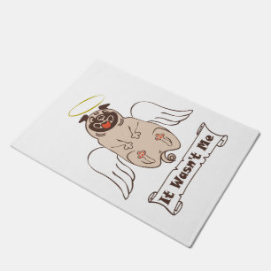 Felpudo No fue una cita graciosa de ángel pug de mí