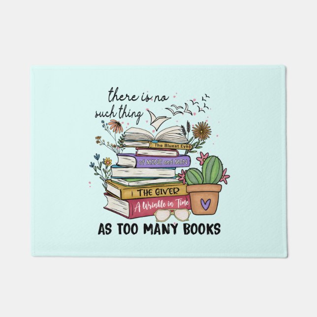 Felpudo No hay nada como tantos libros (Anverso)