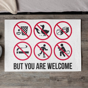 Felpudo No hay nada, pero eres bienvenido