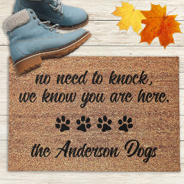 Felpudo No hay necesidad de matar a un amante del perro gr