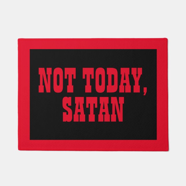 Felpudo No hoy, Satan Doormat (Anverso)