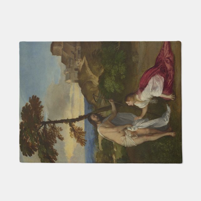 Felpudo No me toques (de Tiziano) (Anverso)