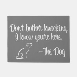 Felpudo "No moleste el golpear" del Doormat