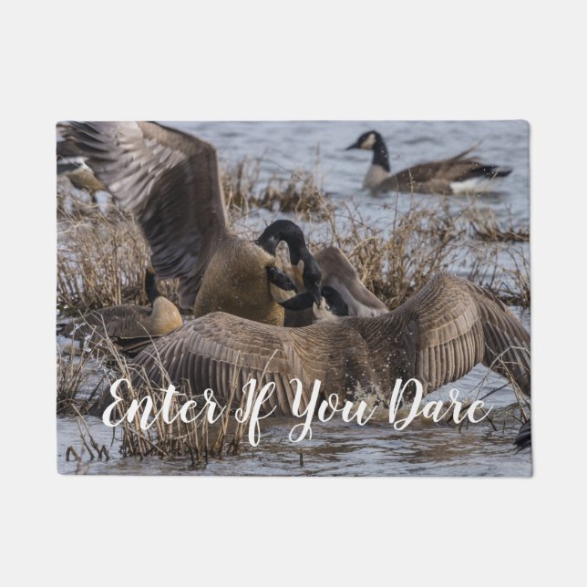 Felpudo No Se Desea Introduzca Aquí Si Se Atreve A Doormat (Anverso)