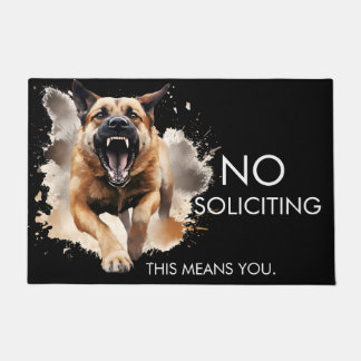 Felpudo No solicitar la manta de la puerta del perro de la