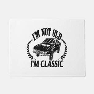 Felpudo No soy viejo soy clásico divertido coche