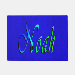 Felpudo Noah, logotipo de nombre,