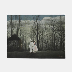 Felpudo Noche de Carnaval, pintura al óleo de Henri Rousse