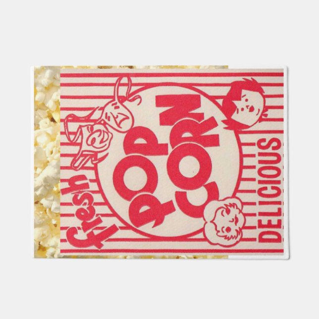 Felpudo Noche de cine Nuevo estilo retro (Anverso)