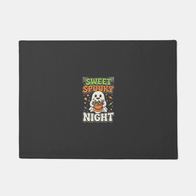 Felpudo Noche de dulces de Halloween (Anverso)