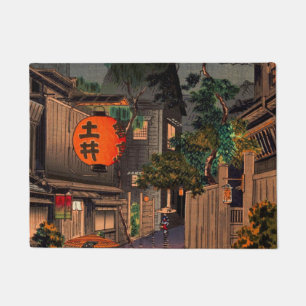 Felpudo Noche En Ushigome, Por Tsuchiya Koitsu