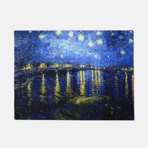 Felpudo Noche estrellada sobre el Ródano por van Gogh