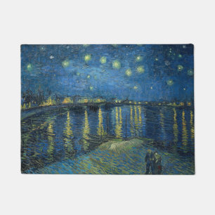 Felpudo Noche estrellada sobre el Ródano Vincent Van Gogh