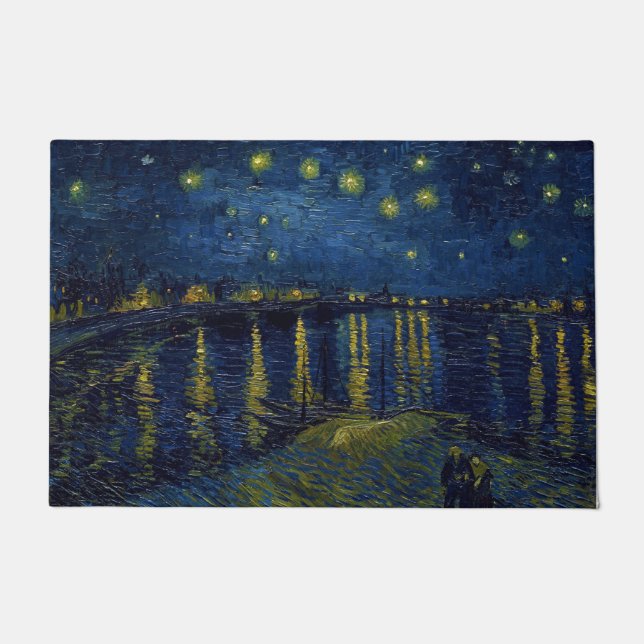 Felpudo Noche estrellada, Vincent van Gogh (Anverso)