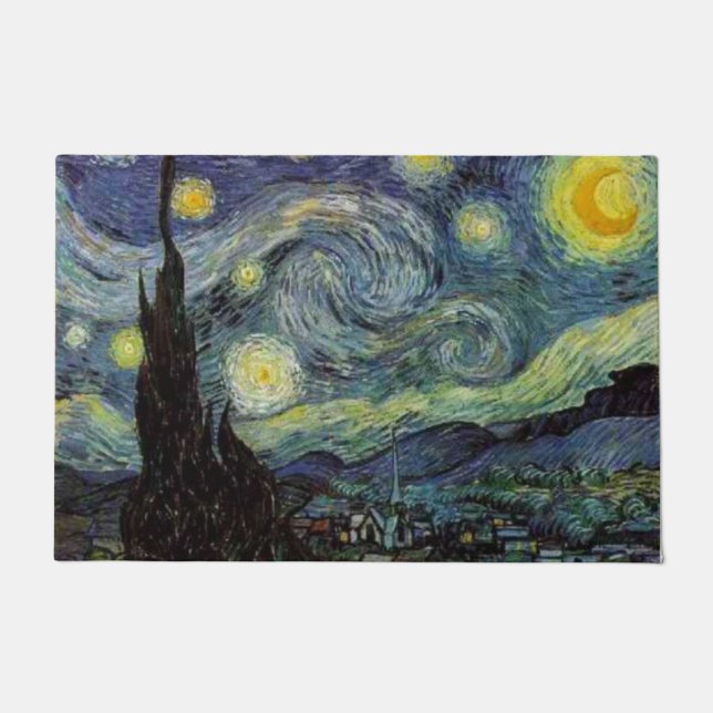 Felpudo Noche Starry - van Gogh (Anverso)