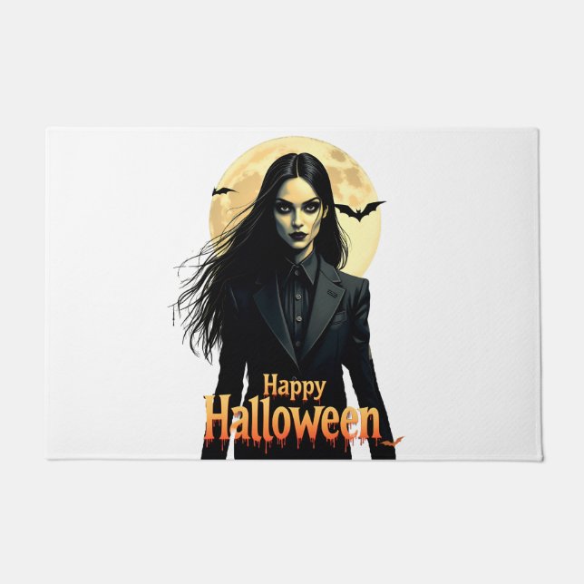 Felpudo Noche Witchy Halloween (Anverso)