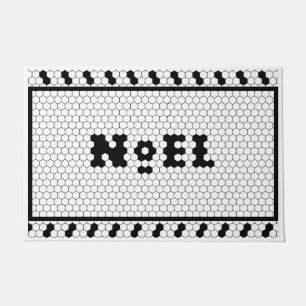 Felpudo Noel Navidades Fun Farmhouse Tile Design