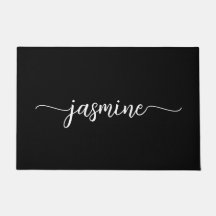 Nombre con monograma personalizado minimalista fem