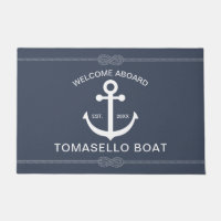 Nombre de barco de cuerda de ancla náutica