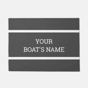 Felpudo Nombre de barco personalizado Dock Mat