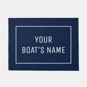 Felpudo Nombre de barco personalizado Dock Mat