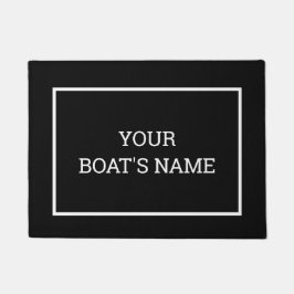 Felpudo Nombre de barco personalizado Dock Mat