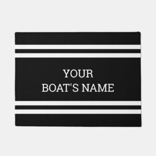 Felpudo Nombre de barco personalizado Dock Mat