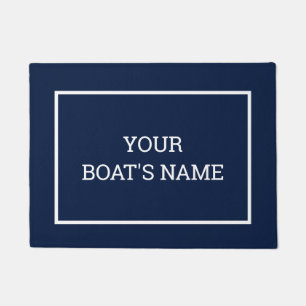 Felpudo Nombre de barco personalizado Dock Mat