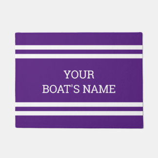 Felpudo Nombre de barco personalizado Dock Mat