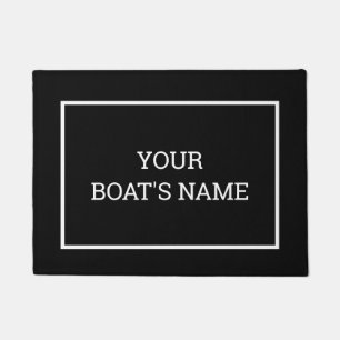 Felpudo Nombre de barco personalizado Dock Mat