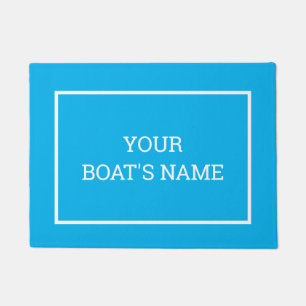 Felpudo Nombre de barco personalizado Dock Mat