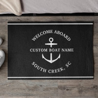 Nombre de barco Personalizado moderno bienvenido a