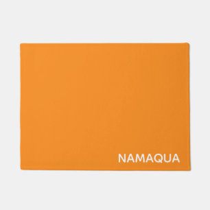 Felpudo Nombre de color naranja de Namaqua
