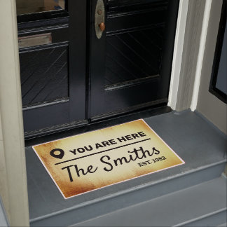 Felpudo Nombre de familia del Personalizado