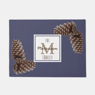 Felpudo Nombre de familia personalizada de los tonos de pi