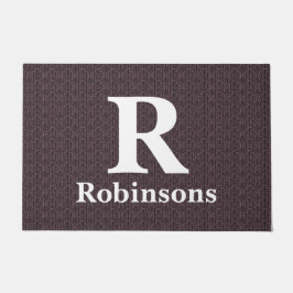 Felpudo Nombre de familia Sweater Doormat