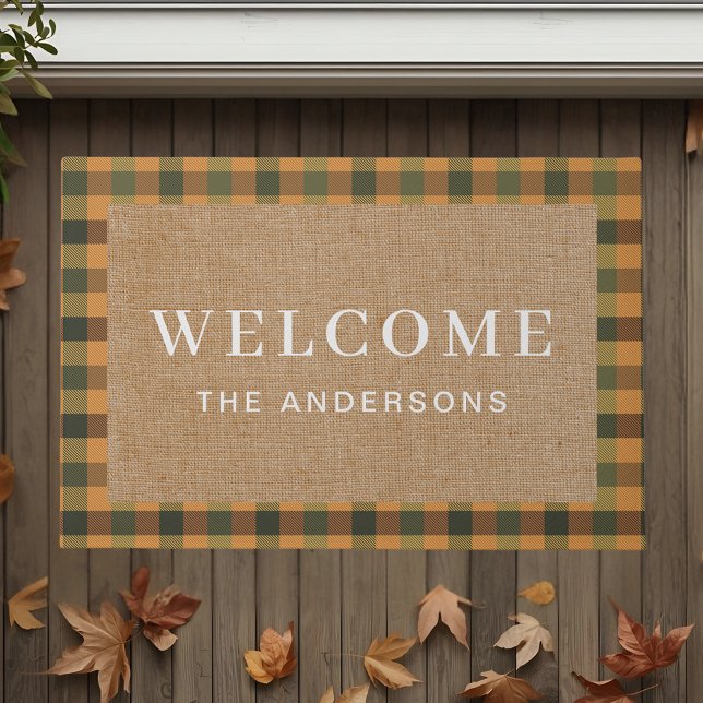 Felpudo Nombre de la familia de la placa de Naranja de rus (Subido por el creador)