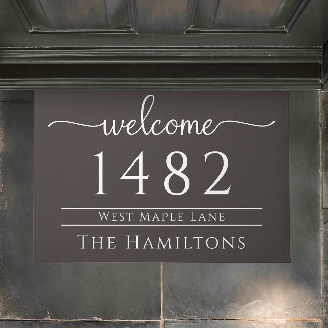 Felpudo Nombre de la familia marrón de Espresso dirección  (Subido por el creador)