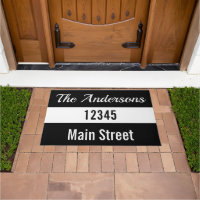 Nombre de la familia Script Street Address Black a