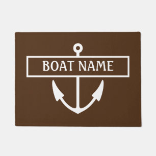 Felpudo Nombre del barco Dock Mat