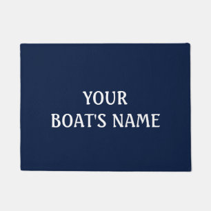Felpudo Nombre del barco Dock Mat