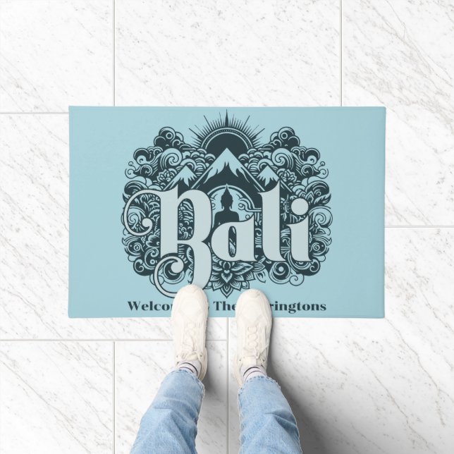 Felpudo Nombre personalizado Bali (Interior)